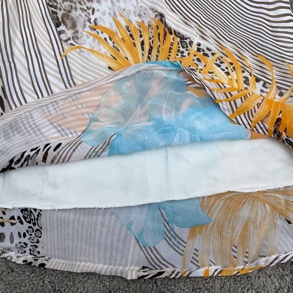 Lorena Conti Paris Women’s Long Skirt 21’ Waist Boho Native Hippy Small Vicose - Picture 7 of 7